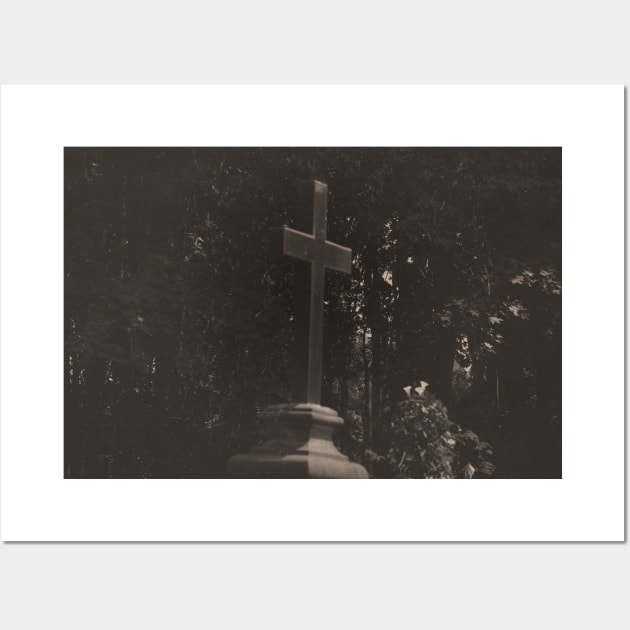 Cemetery cross Wall Art by EvgeniiV